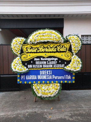 Papan Bunga Duka di Batu Urip Taba