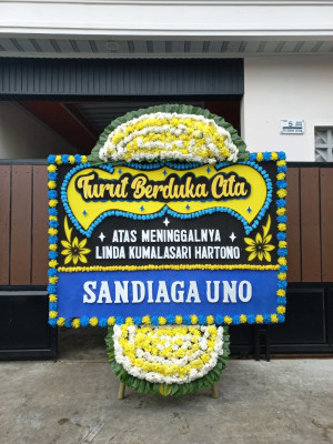 Papan Bunga Duka di Batu Urip Taba